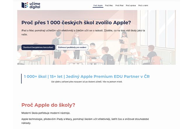Apple ve škole: Proč české školy volí iPady a Macy pro moderní výuku