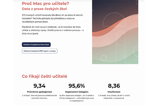 MacBook Air pro učitele: 272 českých pedagogů testovalo počítač půl roku. Co zjistili?